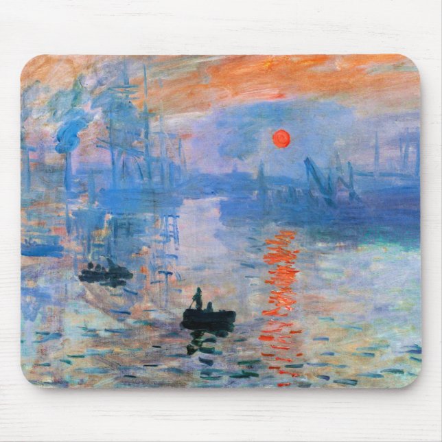 Monet - Eindruck, Sonnenaufgang, Mousepad (Vorne)
