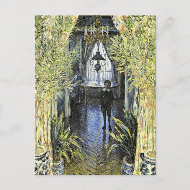 Monet - Eine Ecke der Wohnung Postkarte (Vorderseite)