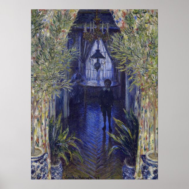 Monet - eine Ecke des Apartments Poster (Vorne)