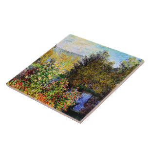 Monet - Eine Ecke des Gartens in Montgeron Fliese