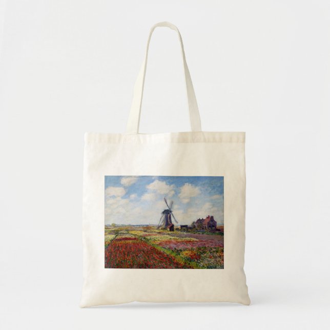 Monet Feld der Tulpen mit Tragetasche (Vorne)