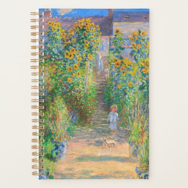 Monet Flower Garden Planer (Vorderseite)