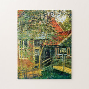 Monet France Impressionist People Little Bridge
