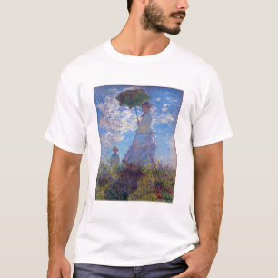 Monet France Impressionistische Menschen Frau mit T-Shirt
