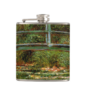 Monet Französische Japanische Brücke Giverney Flachmann