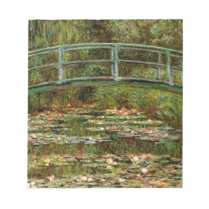 Monet Französische Japanische Brücke Giverney Notizblock