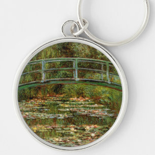 Monet Französische Japanische Brücke Kunst Schlüsselanhänger