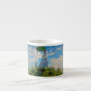 Monet Frau Sonnenschirm Impressionismus Espressotasse