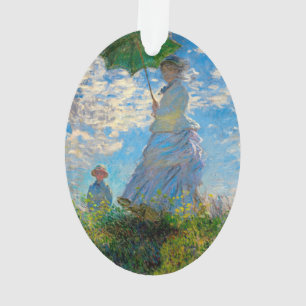 Monet Frau Sonnenschirm Impressionismus Ornament