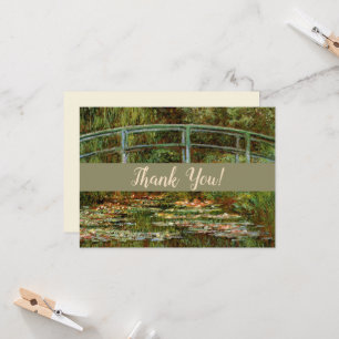 Monet French Japanese Bridge Giverney Einladung