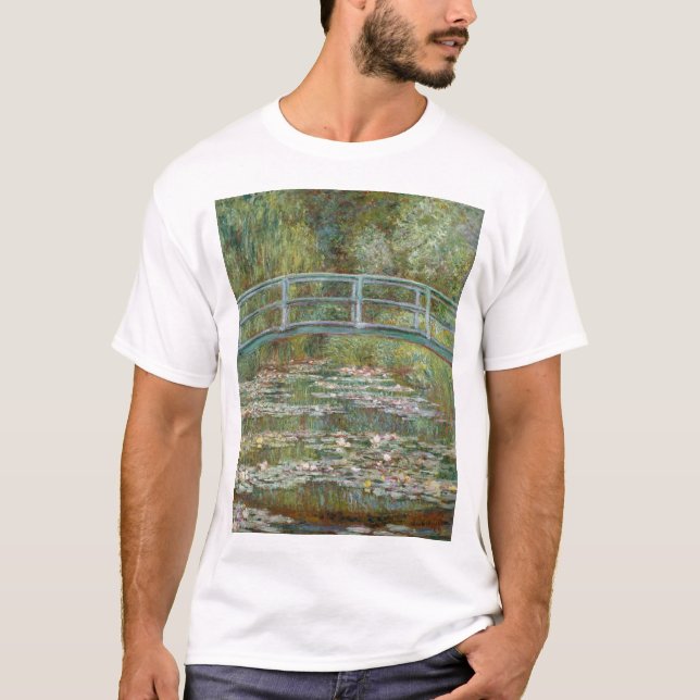 Monet, garden, classic, painting T-Shirt (Vorderseite)