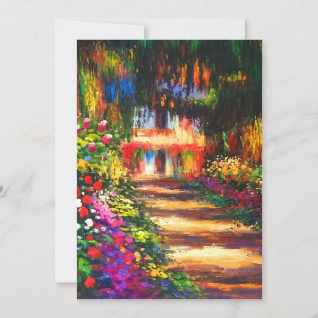 Monet Garden - Giverny Ankündigung (Vorderseite)