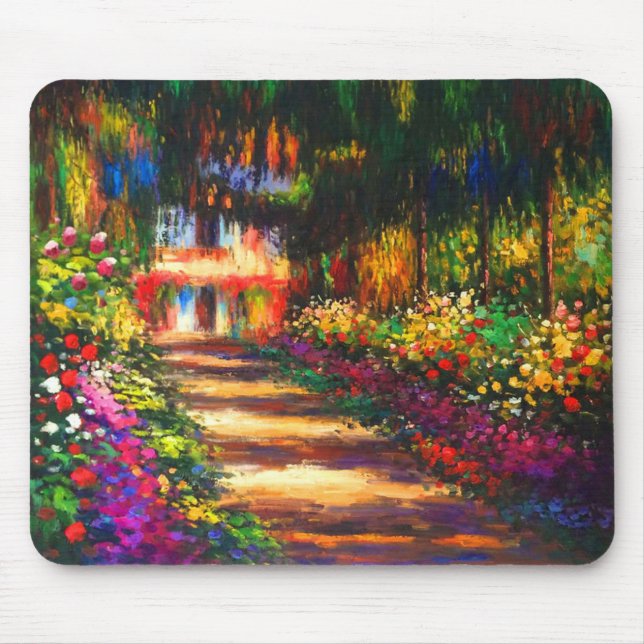 Monet Garden - Giverny Mousepad (Vorne)