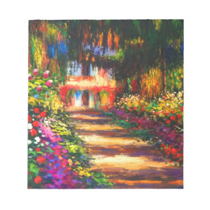 Monet Garden - Giverny Notizblock