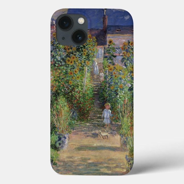 Monet Garden Vetheuil Impressionim Malerei Case-Mate iPhone Hülle (Rückseite)