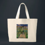 Monet Garden Vetheuil Impressionim Malerei Jumbo Stoffbeutel<br><div class="desc">Monet's Garden at Vetheuil - Ein berühmtes Claude Monet Gemälde einer schönen bunten impressionistischen Gartenszene. Der Künstlergarten in Vétheuil,  1881.</div>