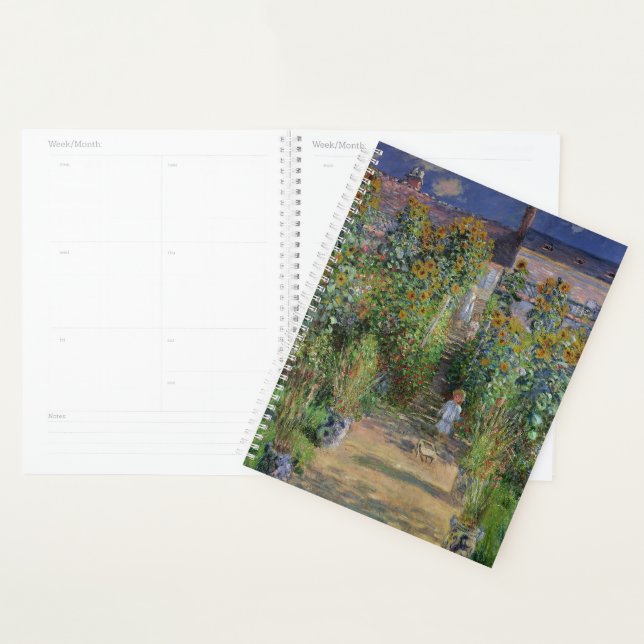 Monet Garden Vetheuil Impressionim Malerei Planer (Anzeige)