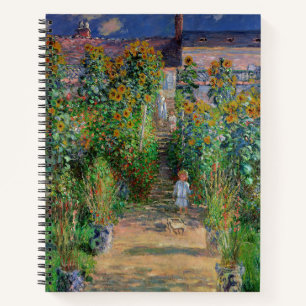 Monet Garten Vetheuil Impressionistisches Blumen G Notizbuch