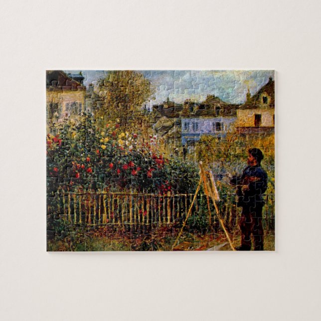 Monet Gemälde in seinem Garten von Claude Monet (Horizontal)