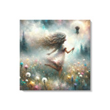 Monet Girl mit Kronleuchter