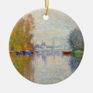 Monet - Herbst auf der Seine in Argentinien Keramik Ornament