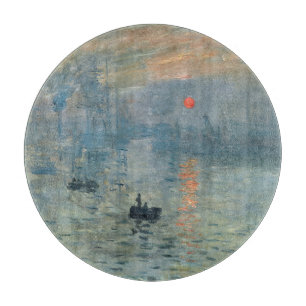 Monet Impression Sunrise Soleil Levant Malerei Schneidebrett