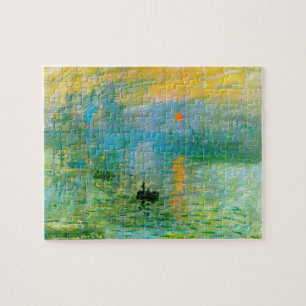 Monet Impressionismus-Sonnenaufgang-Puzzlespiel