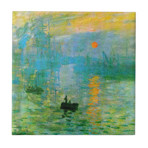 Monet Impressionismus Sunrise Tile Fliese