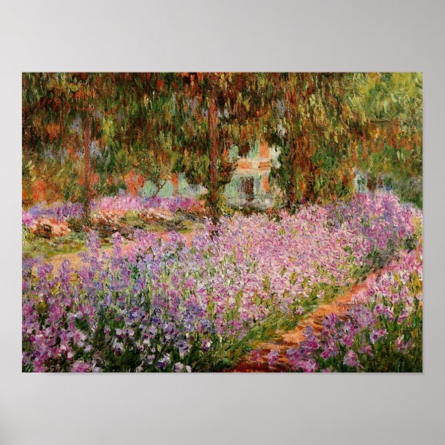 Monet - Ire in Monet's Garden Poster (Vorne)