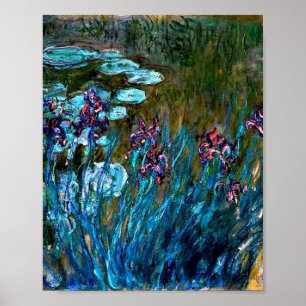 Monet - Ire und Water Lilies Poster