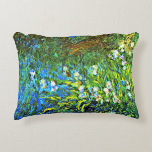 Monet - Iris an der Mauer Zierkissen