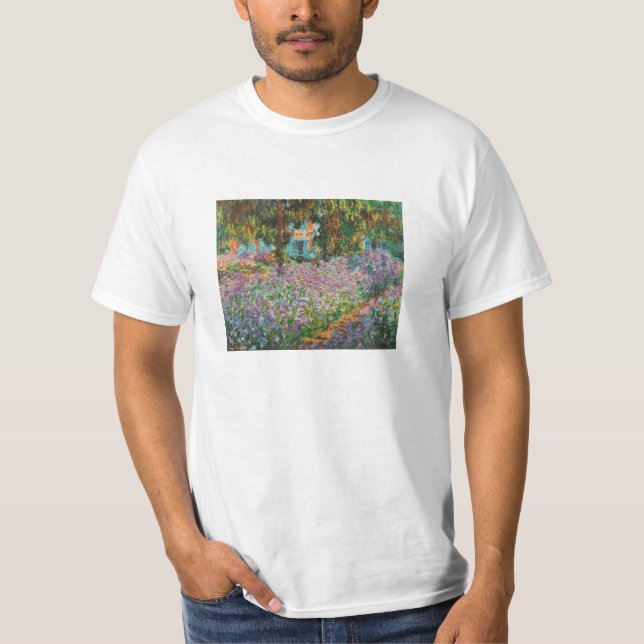Monet Irises T - Shirt (Vorderseite)