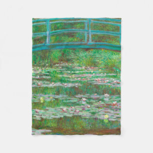 Monet Japanese Footbridge Fleecedecke