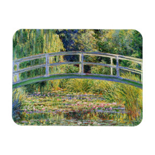Monet japanische Brücke mit Wasser-Lilien-Magnete Magnet