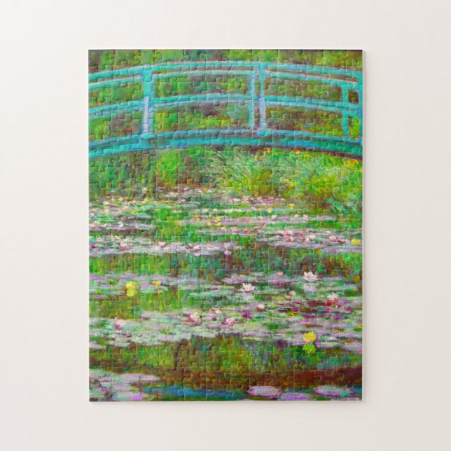 Monet japanische Brücke und Water Lilies (Vertikal)