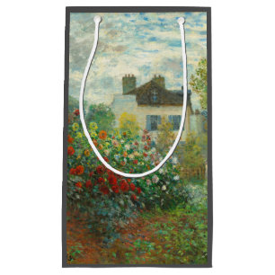 Monet Künstlergarten in Argenteuil Malerei Kleine Geschenktüte