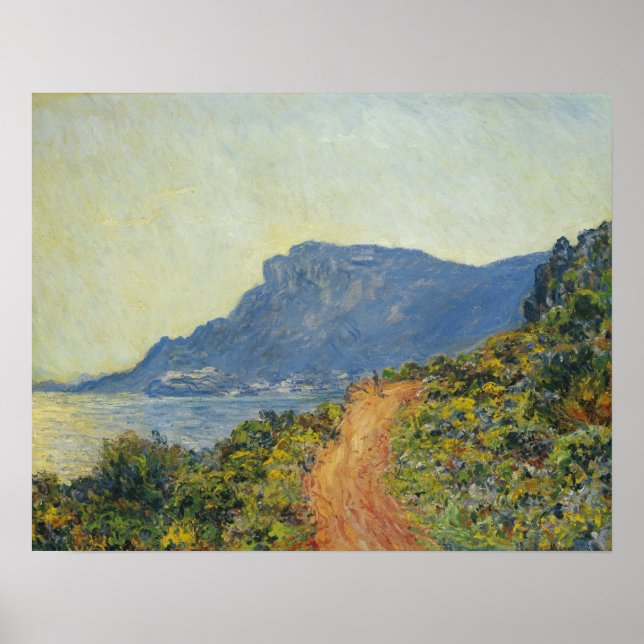 Monet - La Corniche Near Monaco Poster (Vorne)
