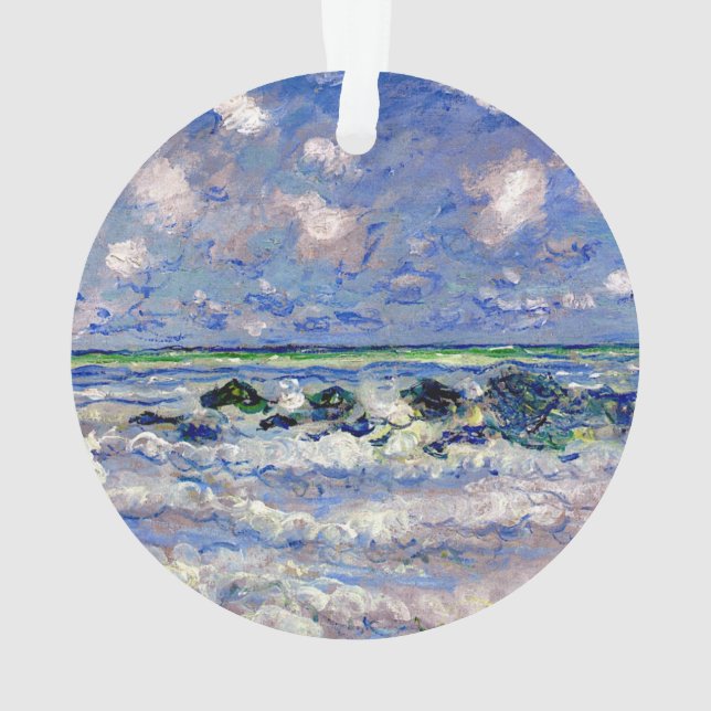 Monet - La vague, célèbre peinture, (dos)