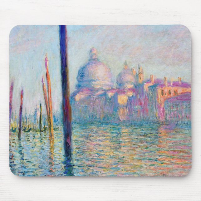 Monet Le Grand Canal Impressionist People berühmt Mousepad (Vorne)