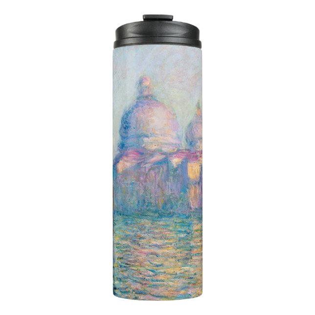 Monet Le Grand Canal Impressionist People berühmt Thermosbecher (Vorderseite)