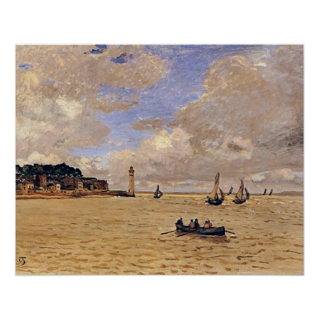 Monet - Leuchtturm am Hospice Poster (Vorderseite)