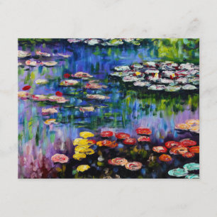 Monet Lila Water Lilies Einladungen