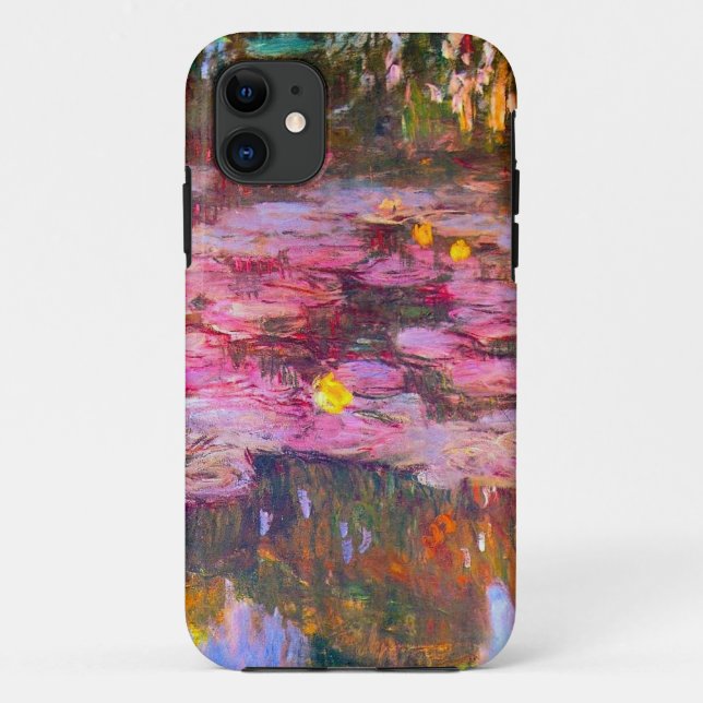 Monet Lila Water Lilies iPhone 5 Fall Case-Mate iPhone Hülle (Rückseite)