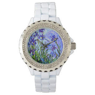 Monet - Lilac Irises Armbanduhr
