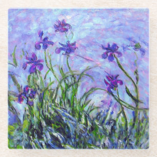 Monet Lilac Irises Glasuntersetzer