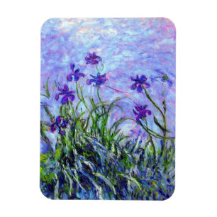 Monet Lilac Irises Magnet