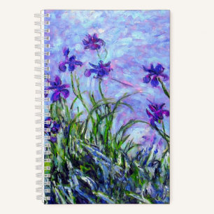 Monet Lilac Irises Notizbuch