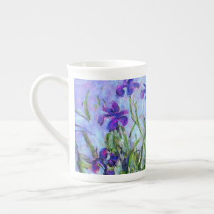 Monet Lilac Irises Prozellantasse