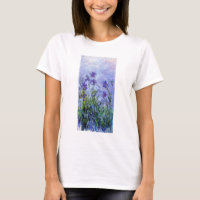 Monet Lilac Irises T - Shirt