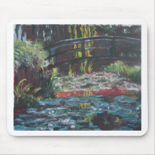 Monet Lilien-Teich Mousepad